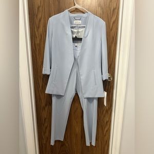 Calvin Klein, women’s suit, light blue, size US 10.